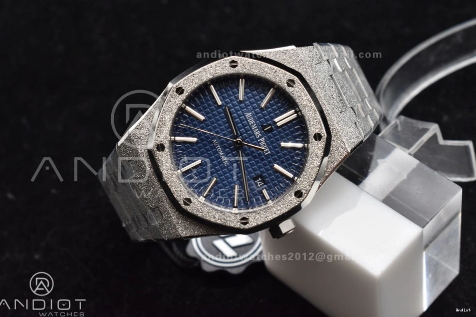 Textured Frosted SS Edition ZF Dial 15400 1:1 Oak A3120 Blue 41mm Case Bracelet Royal on Best SS 0321